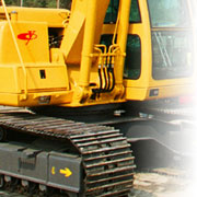 Crane Sale and Service - YC135 rubber tracks